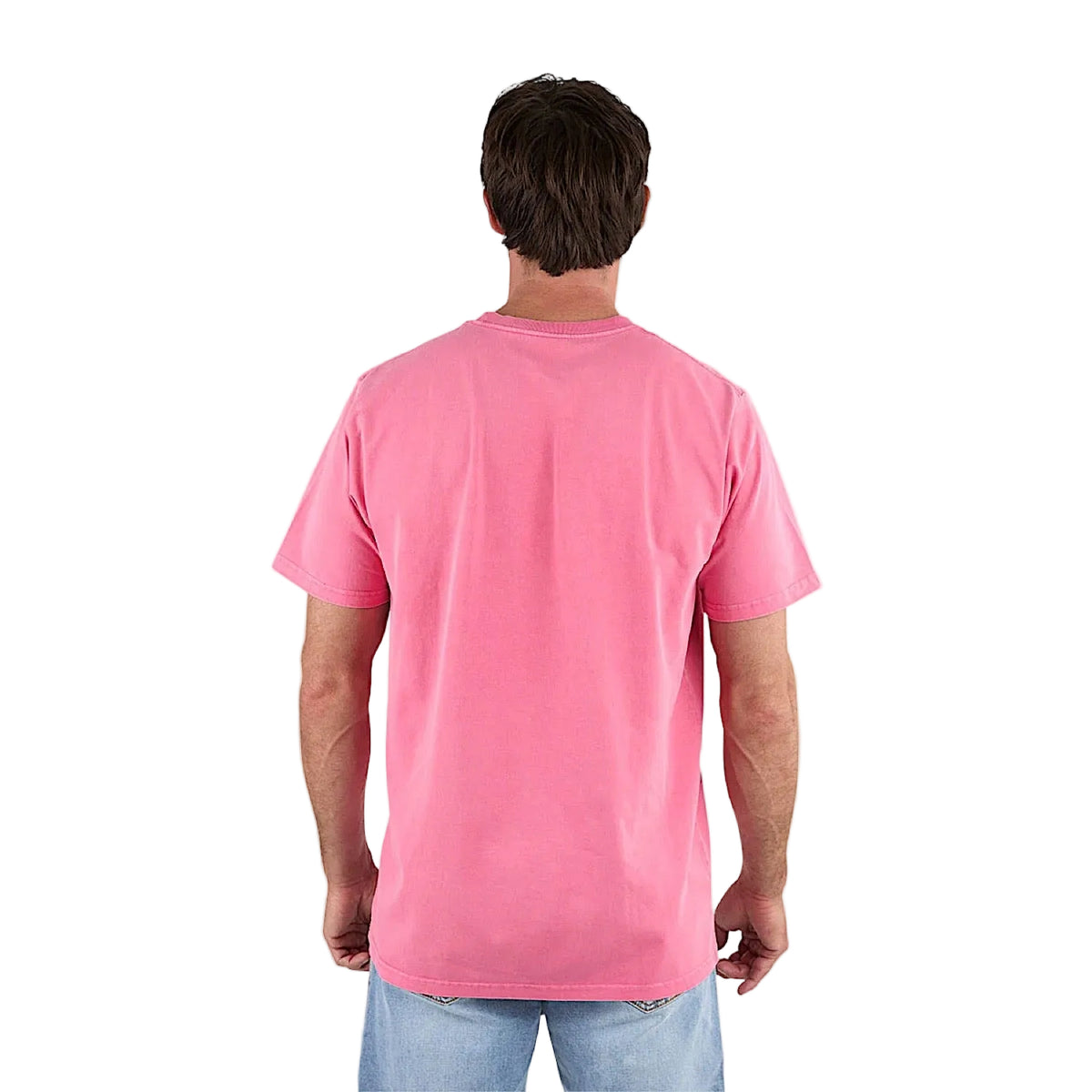 Ringers Western Men’s The Pick Up Loose Fit T-Shirt - Washed Pink
