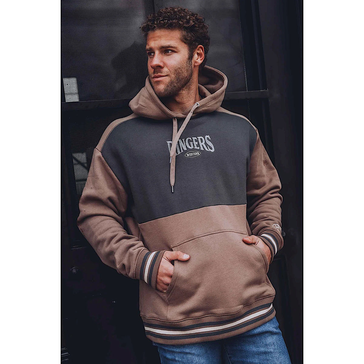 Ringers Western Men's Barrow Creek Pullover Hoodie - Mushroom