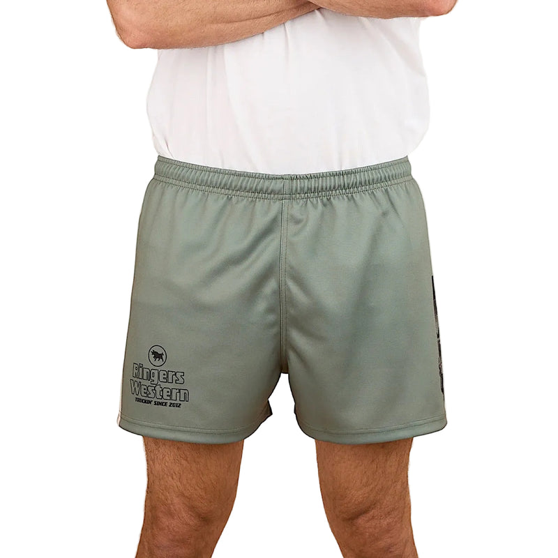 Ringers Western Get Your Truck On Footy Short - Military Green