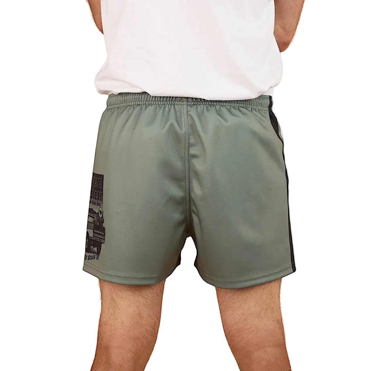 Ringers Western Get Your Truck On Footy Short - Military Green