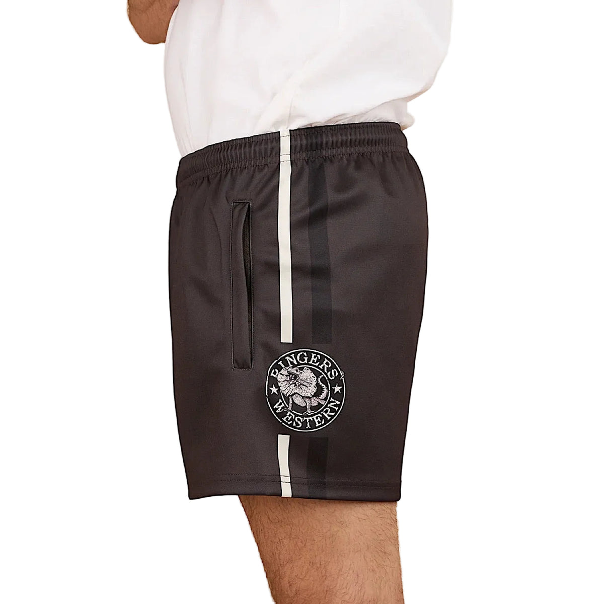Ringers Western Outta Towner Footy Short - Charcoal