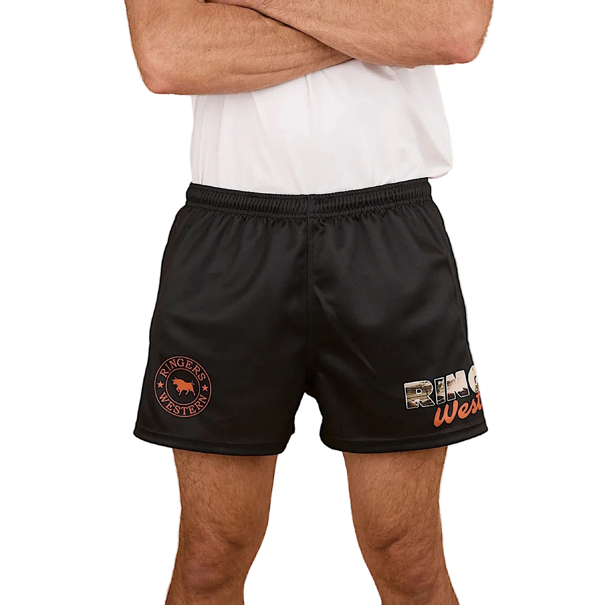 Ringers Western Yarded Footy Short - Black