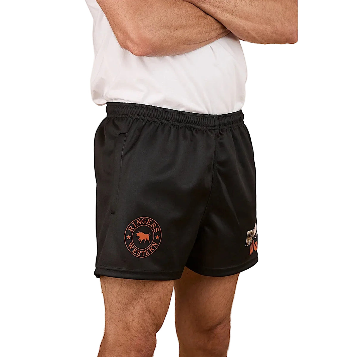 Ringers Western Yarded Footy Short - Black