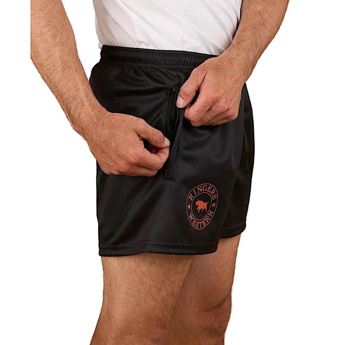 Ringers Western Yarded Footy Short - Black
