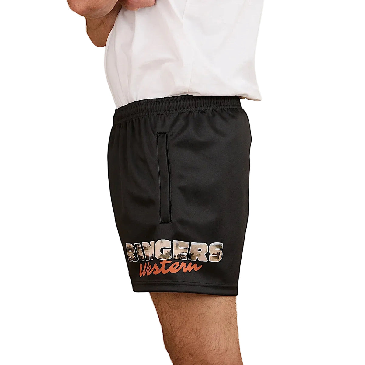 Ringers Western Yarded Footy Short - Black