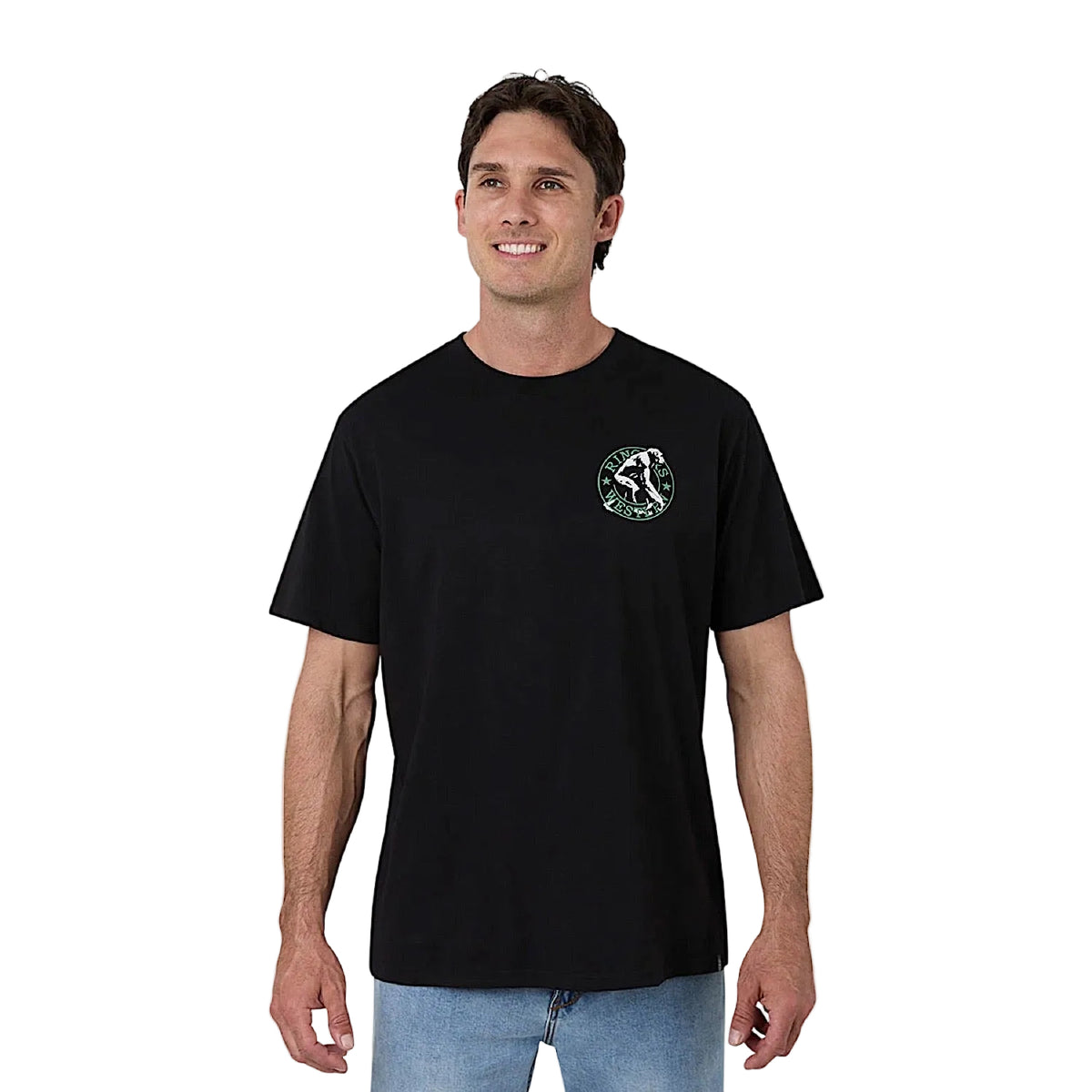 Ringers Western Men's Evolution of the Cowboy Loose Fit T-Shirt - Black