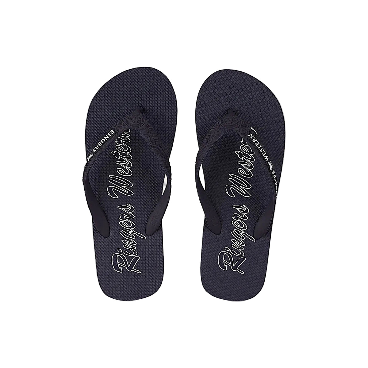 Ringers Western Unisex Combi Thong - Dark Navy with White Print