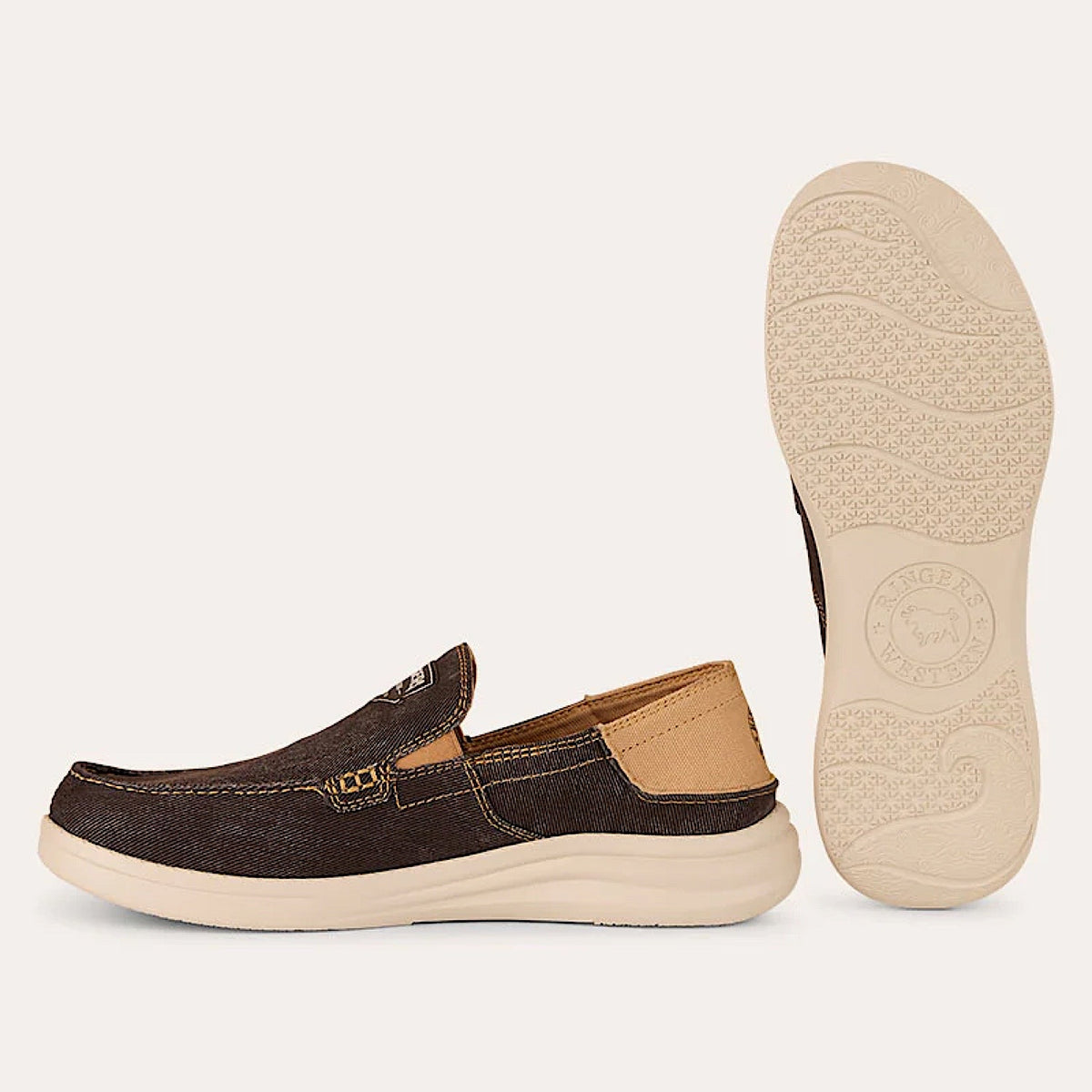 Ringers Western Men’s Cruiza Slip-On - Dark Brown