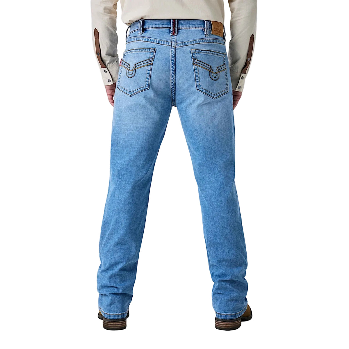 Ringers Western Men's Blaze Relaxed Boot Cut Jean - Light Blue