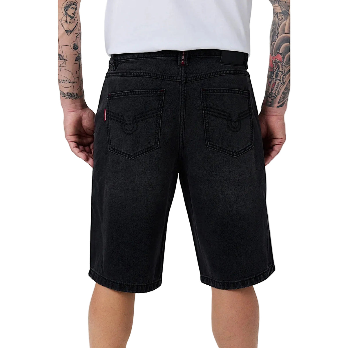 Ringers Western Mens Bodie Denim Short - Black Wash