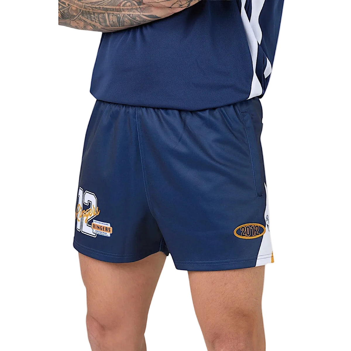 Ringers Western Unisex Since 2012 Footy Short - College Navy