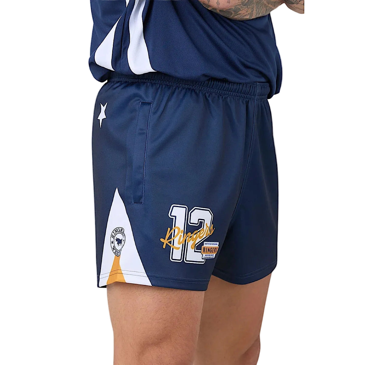 Ringers Western Unisex Since 2012 Footy Short - College Navy