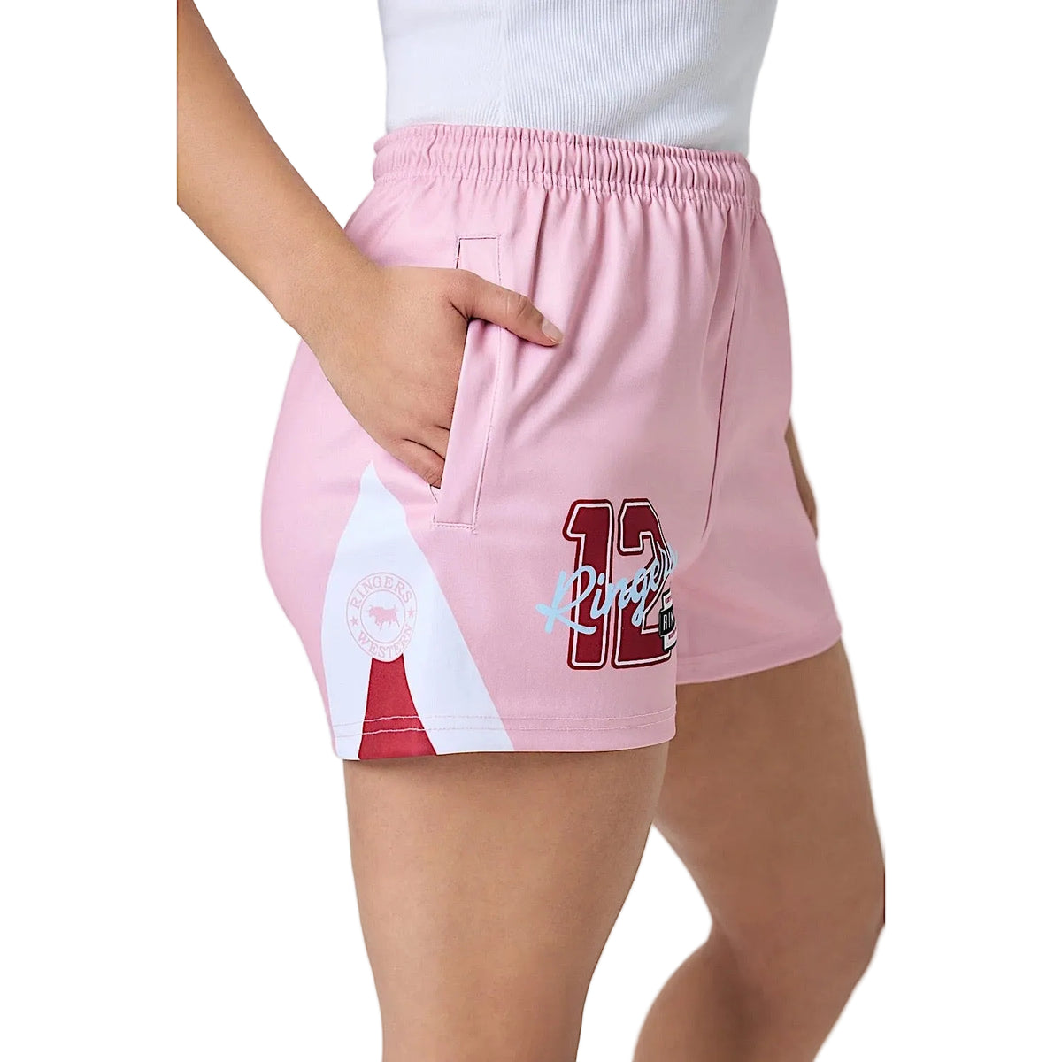 Ringers Western Unisex Since 2012 Footy Short - Pink