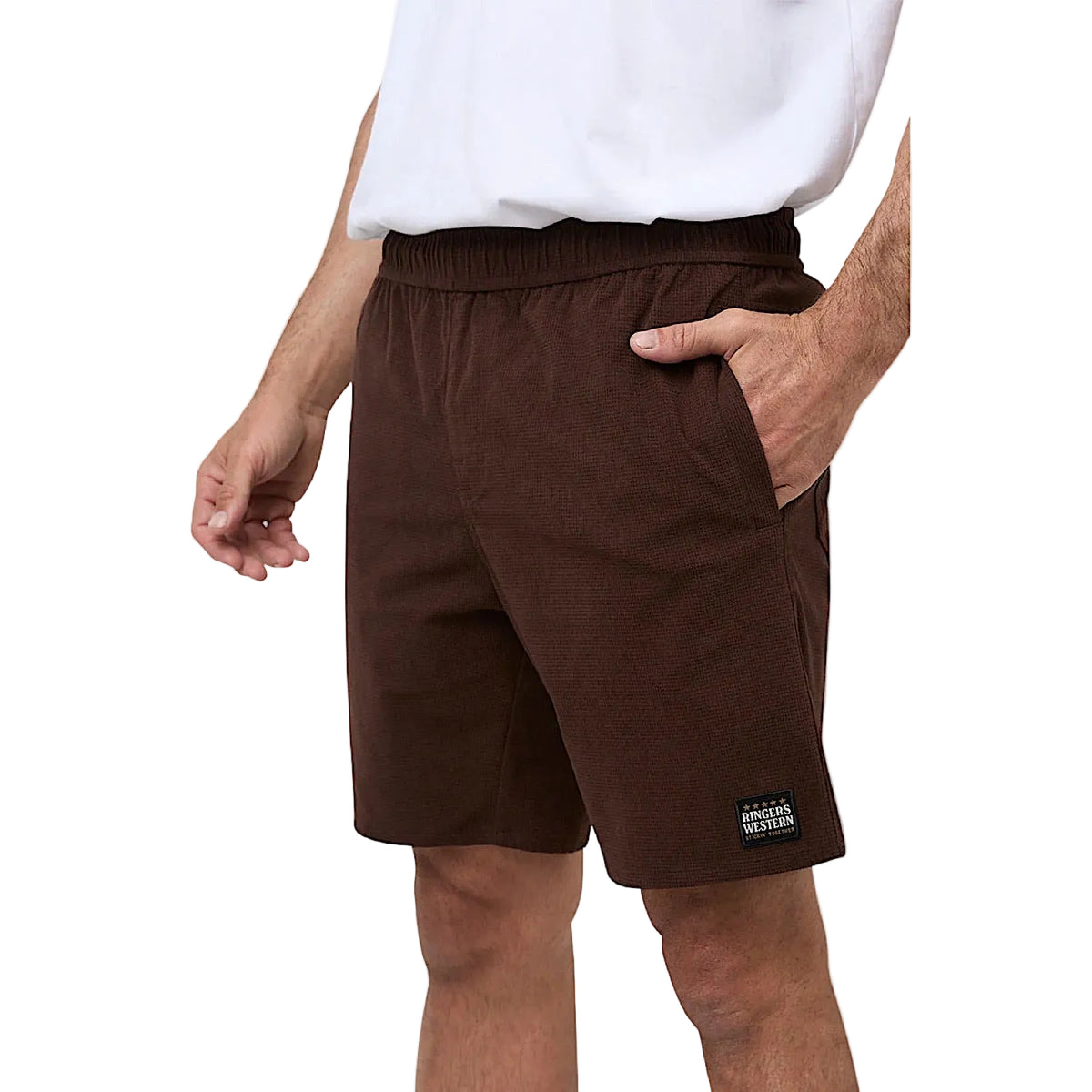 Ringers Western Men's Rough Stock Walk Short - Saddle Brown