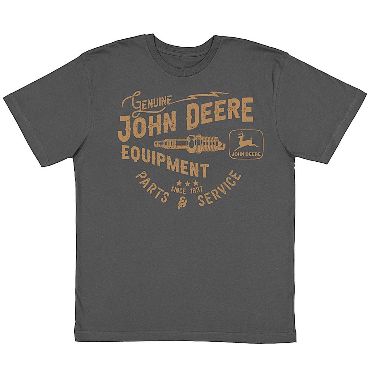 John Deere Equipment Graphic T Shirt - Slate Grey