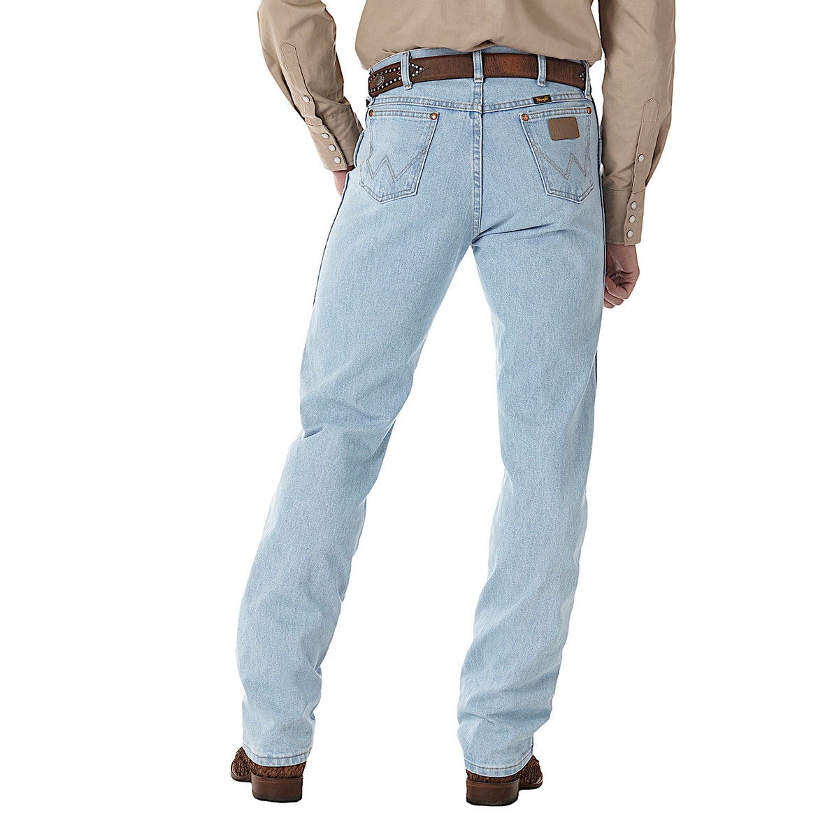 Wrangler Men's Cowboy Cut Original Fit Jean - Bleach