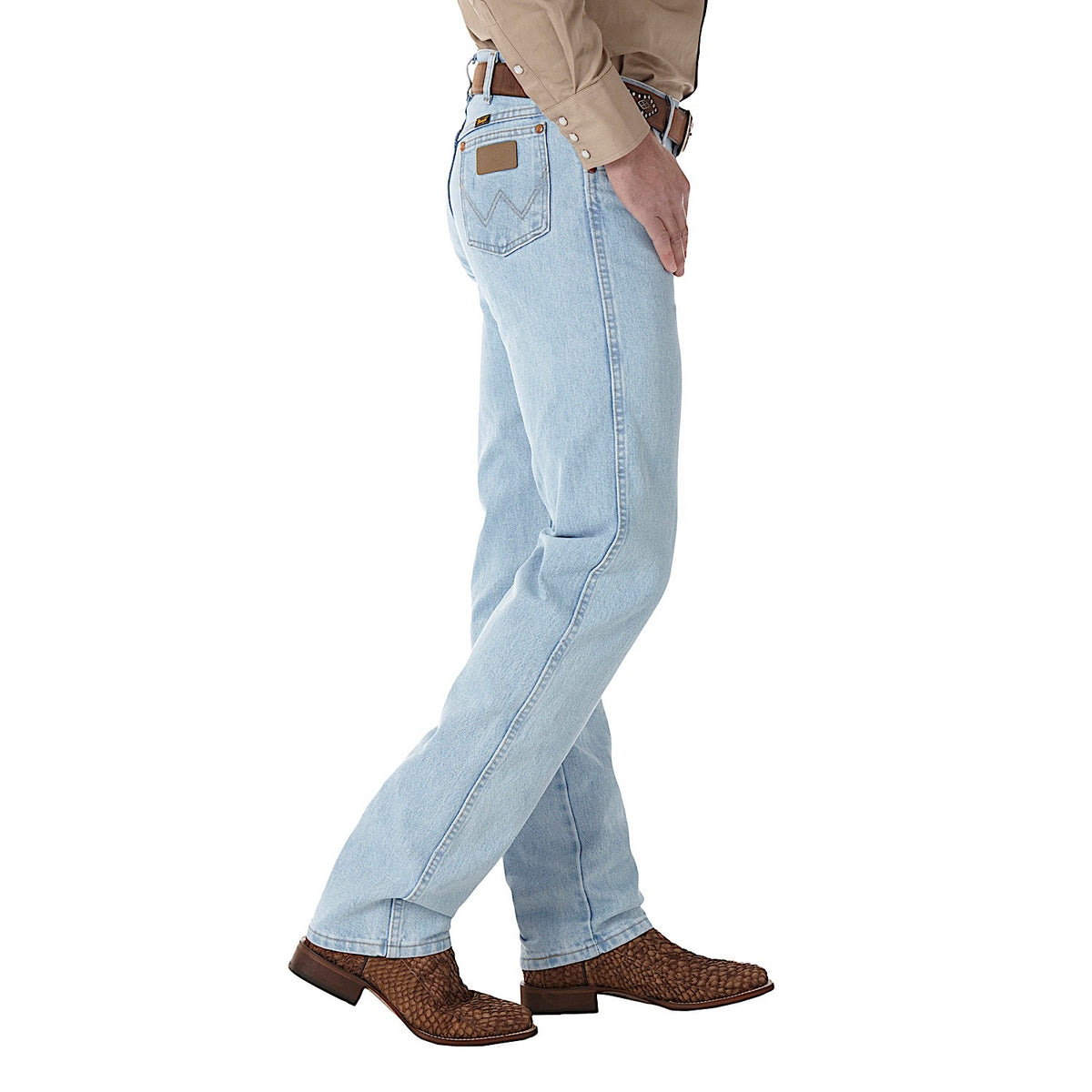 Wrangler Men's Cowboy Cut Original Fit Jean - Bleach