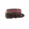 Wrangler Womens Dulcie Belt Brown/Plum