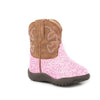 Roper INFANT Cowbaby Boot Glitter Sparkle Pink Glitter/Brown