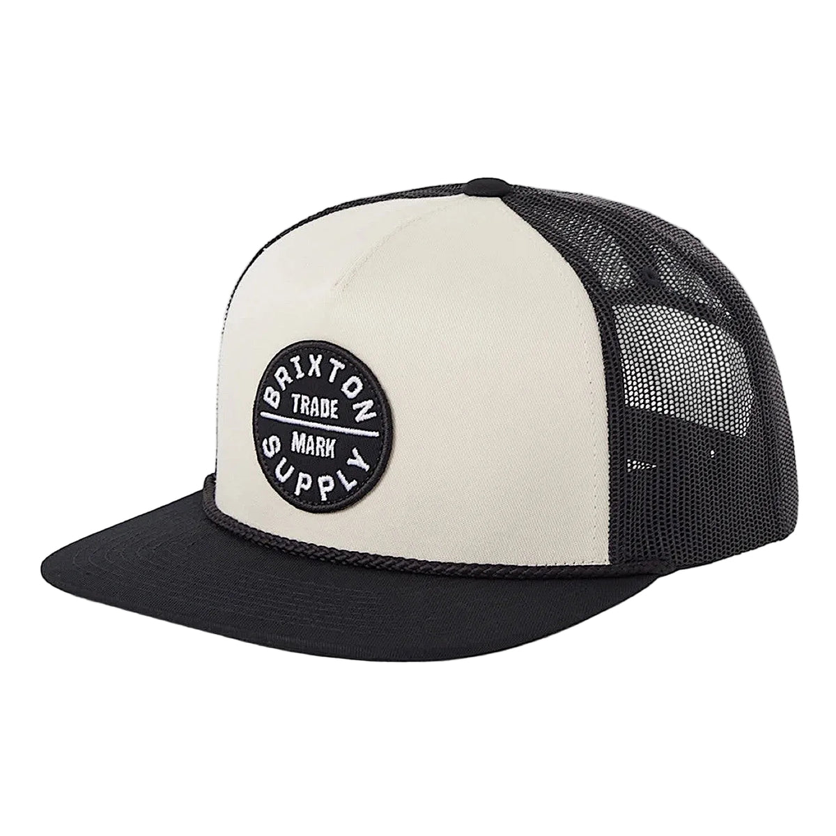 Brixton Oath MP Trucker Hat - Whitecap/Black