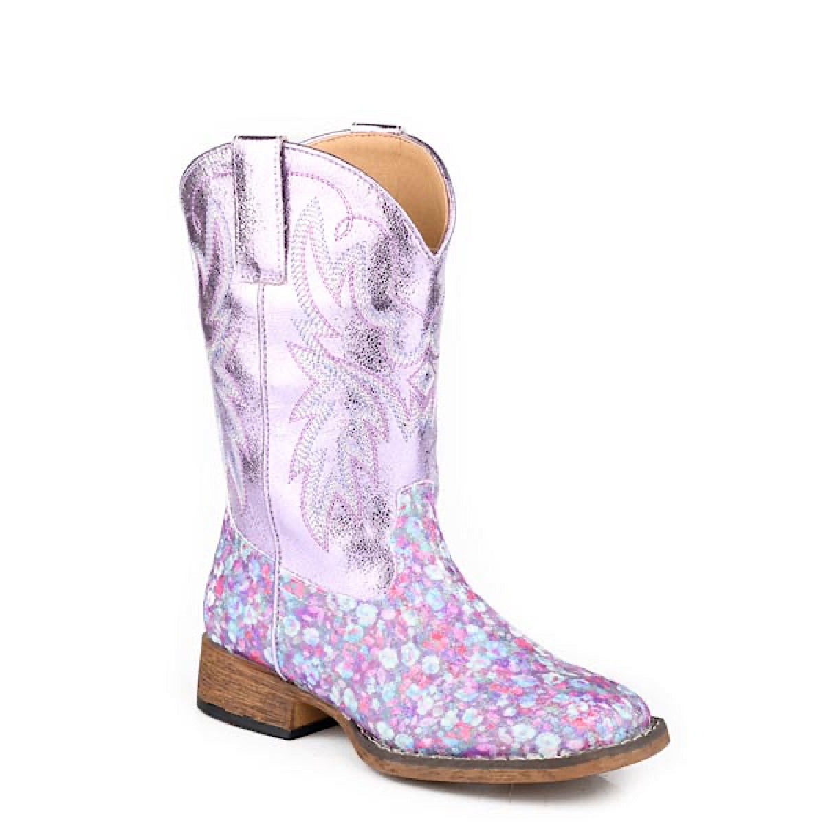 Roper LITTLE KIDS Glitter Bloom - Glitter Floral / Purple