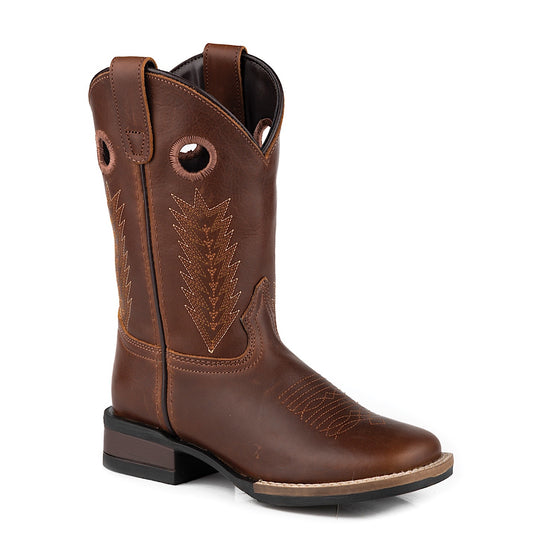 Roper BIG KIDS James Boot Tan Leather