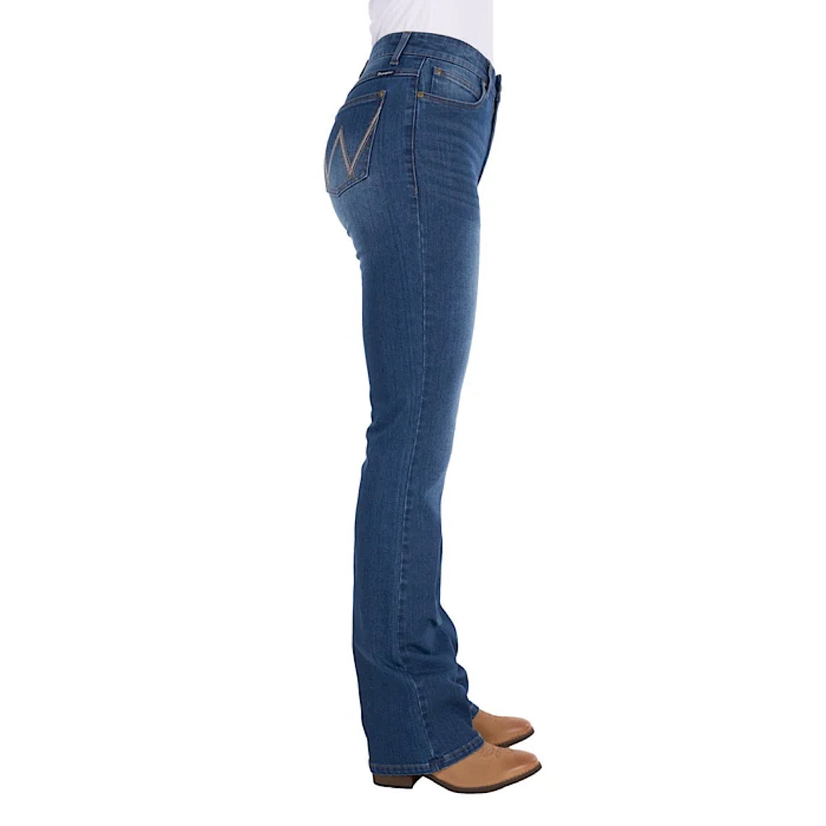 Wrangler Women's Etta Boot Cut Jean - Bailey - Mid Indigo