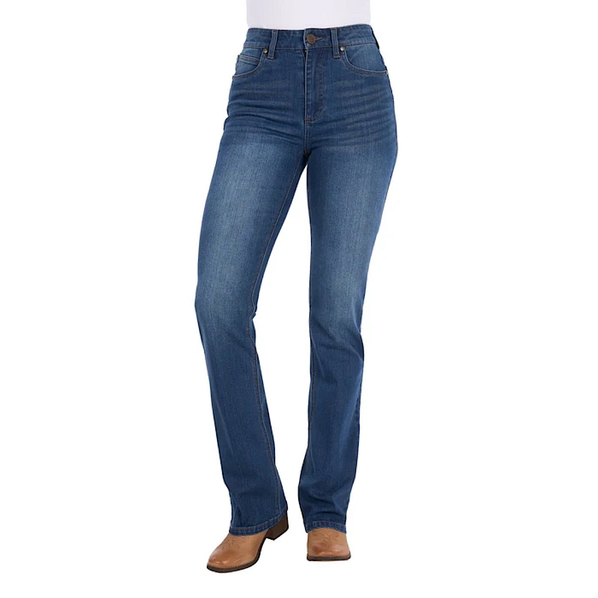 Wrangler Women's Etta Boot Cut Jean - Bailey - Mid Indigo