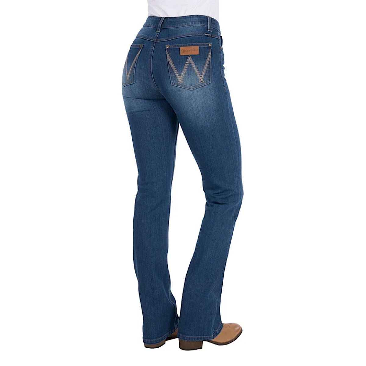 Wrangler Women's Etta Boot Cut Jean - Bailey - Mid Indigo