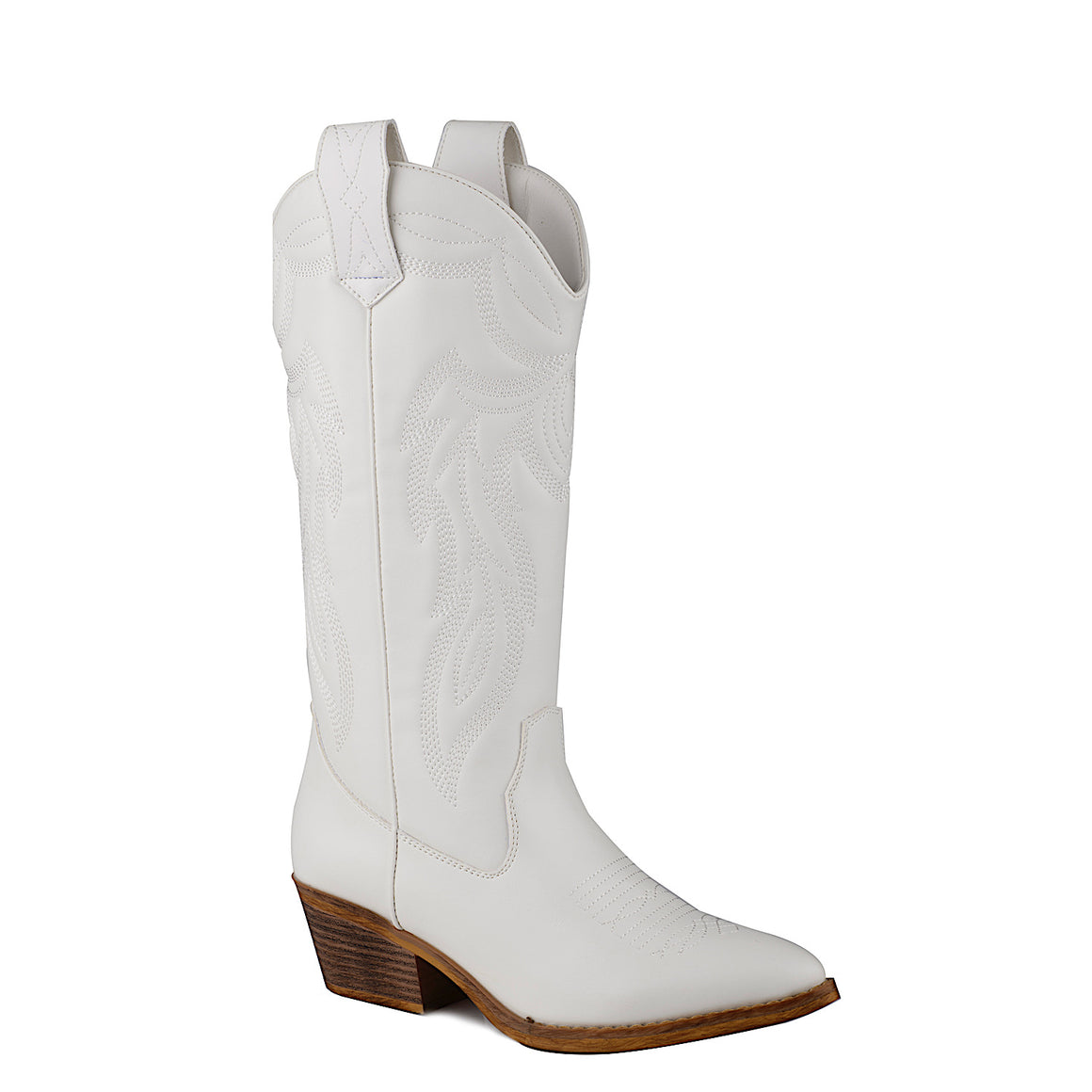 Roper Women's Hattie X Toe Western Boot - White