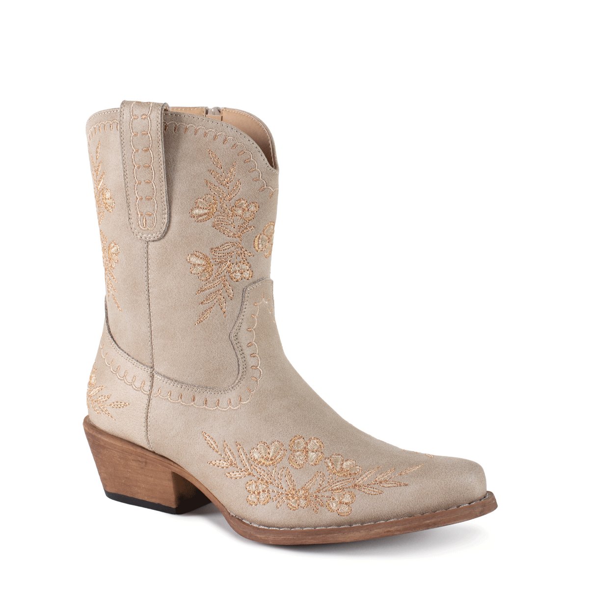 Roper Women's Wynona Western Mid Boot - White