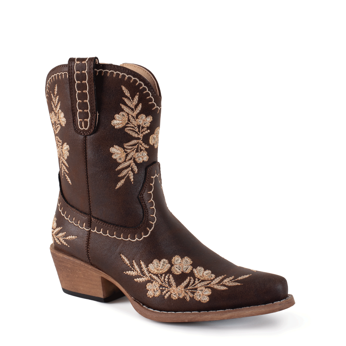 Roper Women's Wynona Western Mid Boot - Chocolate