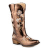Roper Womens Riley Boot Floral Bronze Metallic