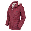 Outback Trading Womens Adelaide Oilskin Jacket Berry