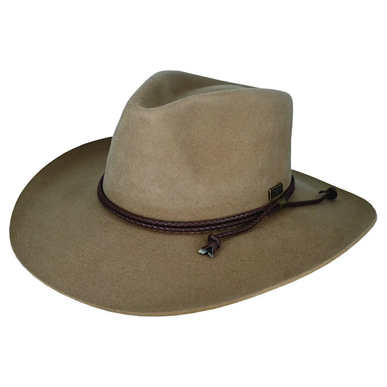 Avenel Flinders Rancher Structured Wool Felt Outback - Bran