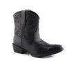 Roper Womens Dusty Tooled Black Leather