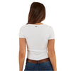 Ringers Western Women's Arabella Scoop Neck Baby Tee - White