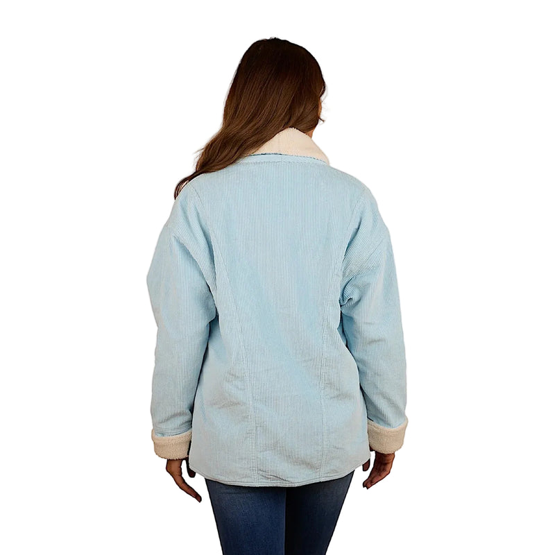 Ringers Western Women’s Lacey Sherpa Jacket - Ice Blue