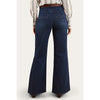 Ringers Western Women's Visalia Wide Leg Jean - Dark Wash Blue