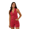 Ringers Western Women's Saige Denim Vest - Red