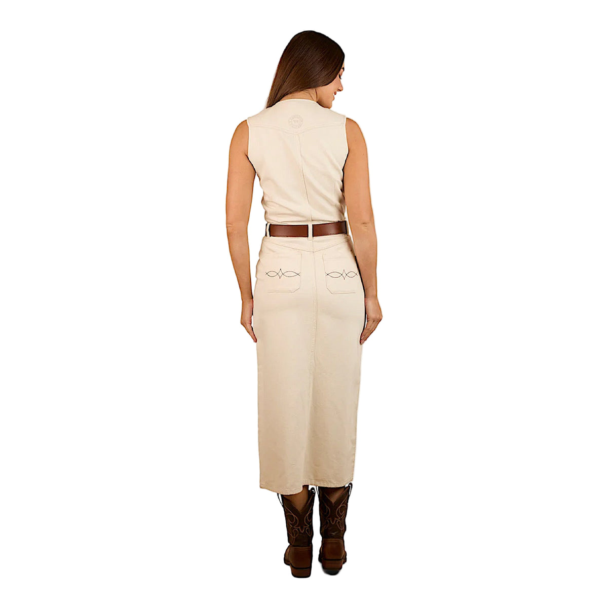 Ringers Western Women’s Airlie Denim Dress - Off White