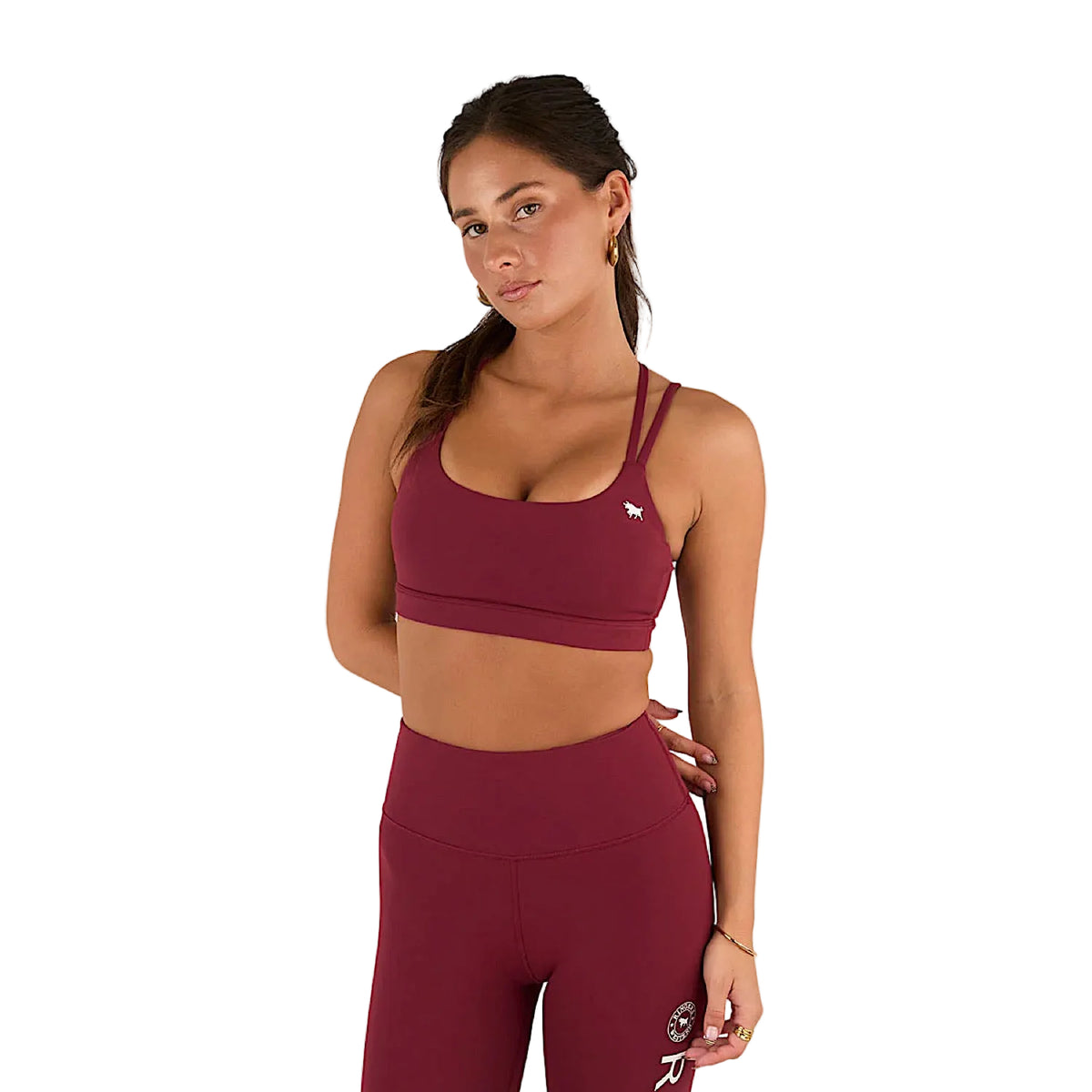 Ringers Western Women's Anikafit Signature Crop - Cabernet