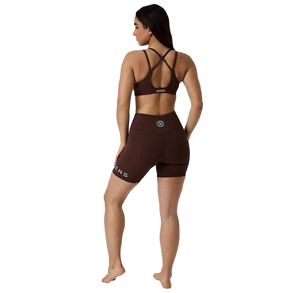Ringers Western Women's Anikafit Signature Crop - Chocolate