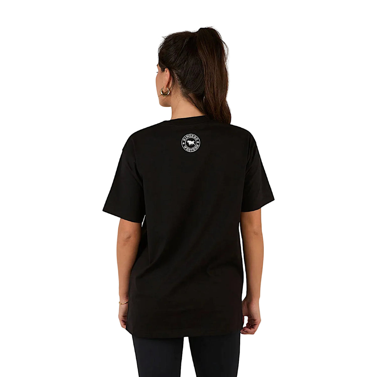 Ringers Western Women’s Division Oversized Sport T-Shirt - Black