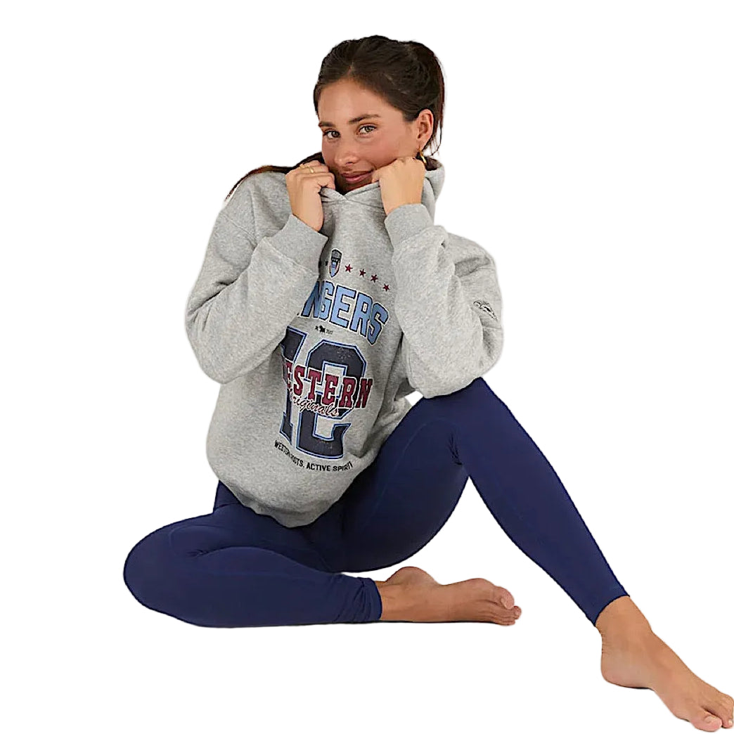 Ringers Western Women’s Ace Oversized Hoodie - Grey Marle