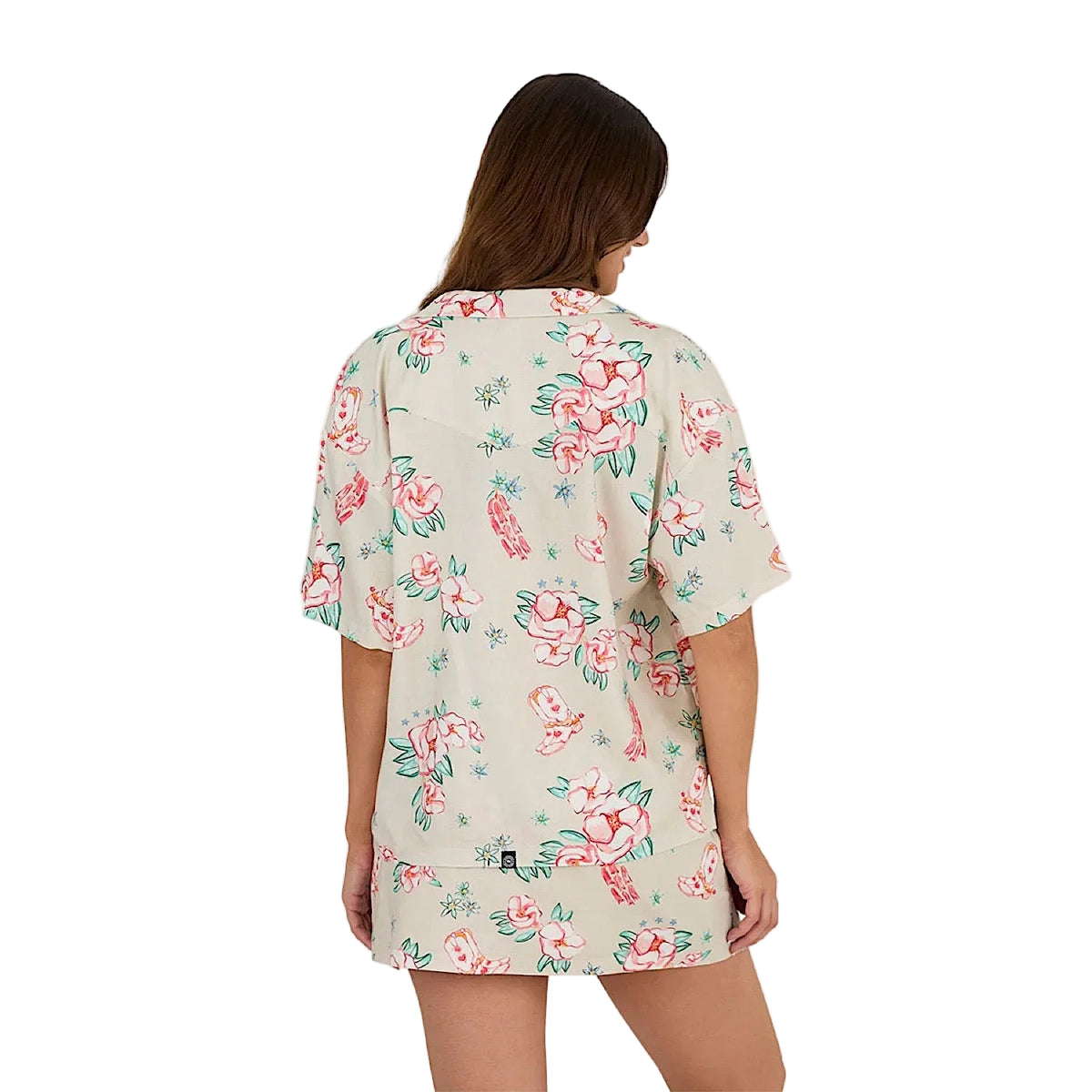 Ringers Western Women’s Last Dance Button Down Shirt - Off White