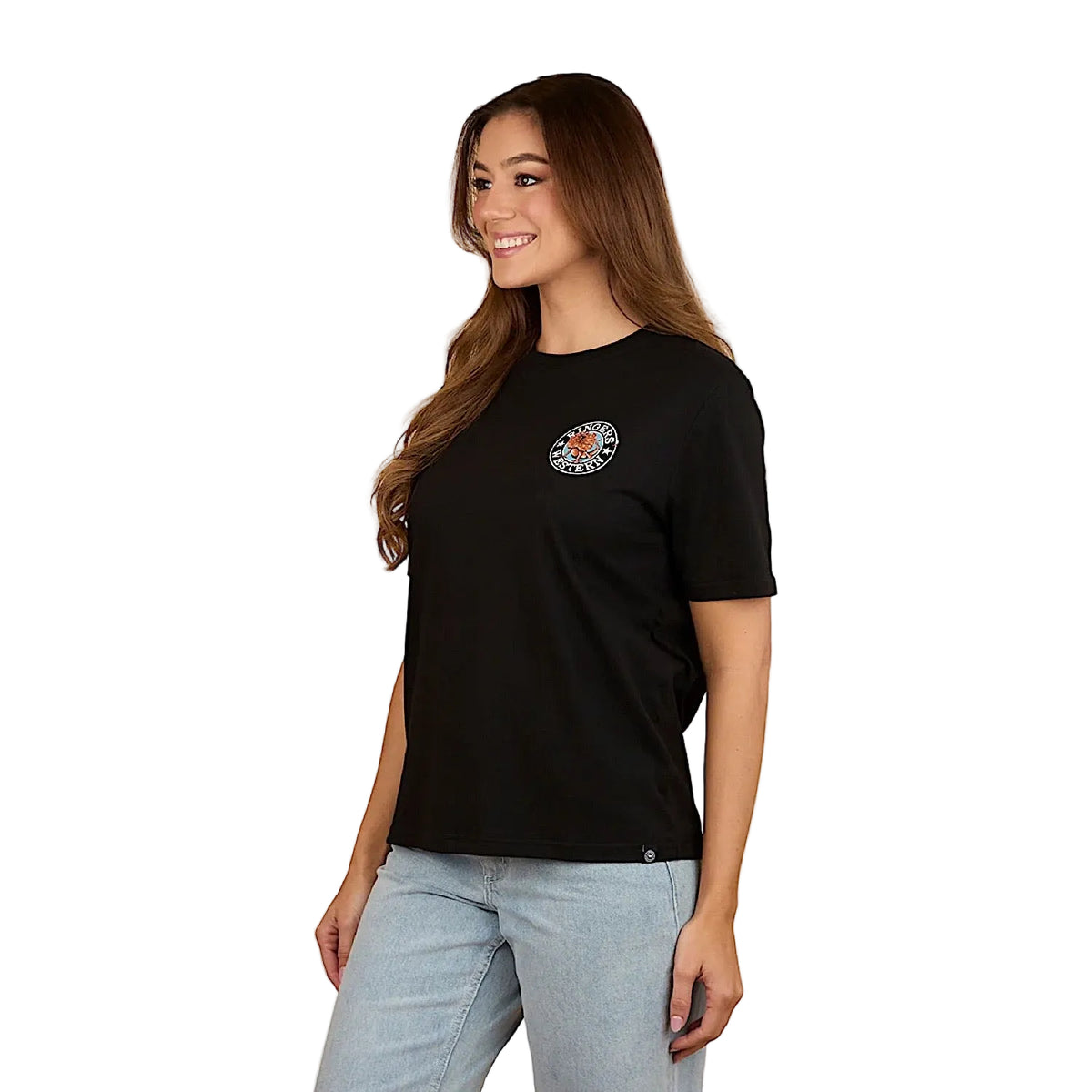 Ringers Western Women’s Outta Towner Loose Fit T-Shirt - Black