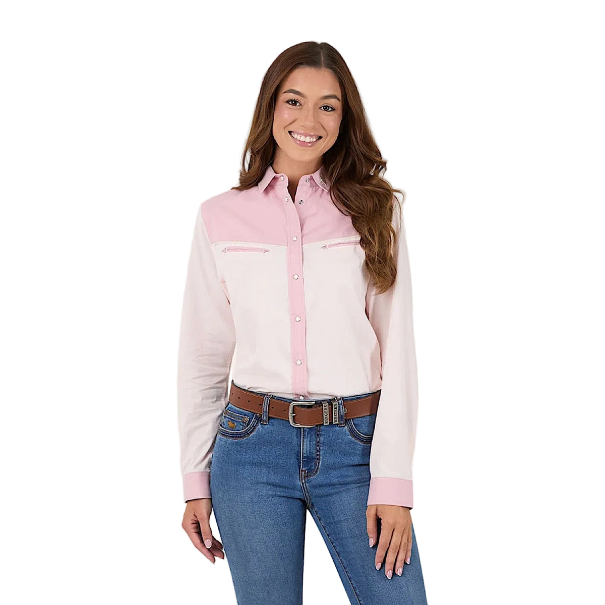 Ringers Western Women’s Alamar Western Shirt - Pink