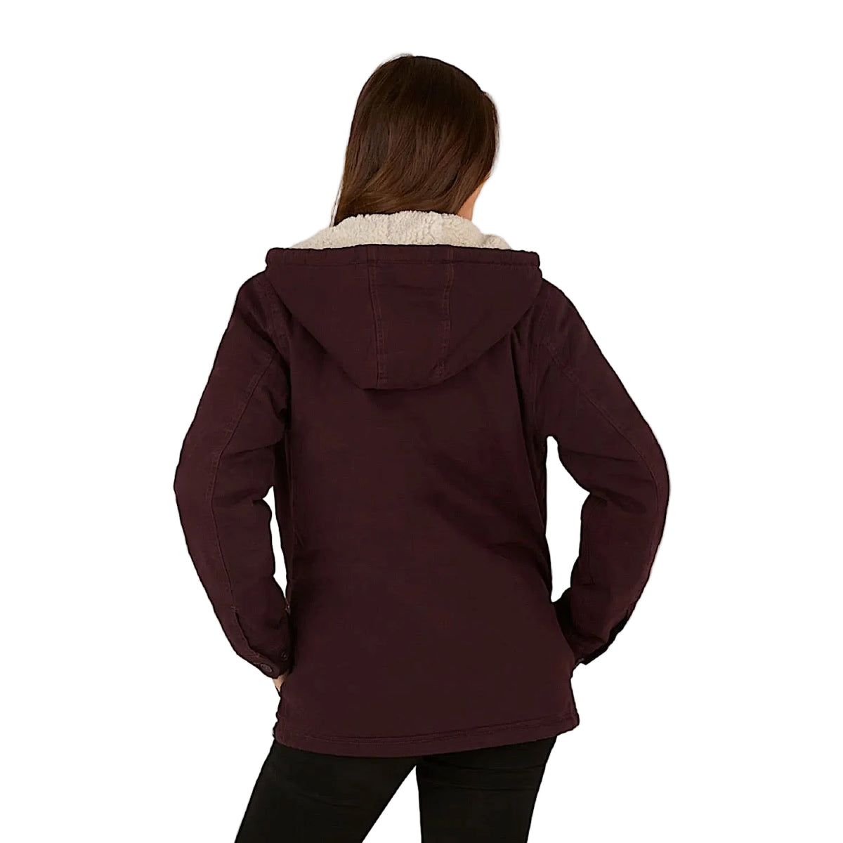 Ringers Western Women's Aspen Canvas Jacket - Burgundy