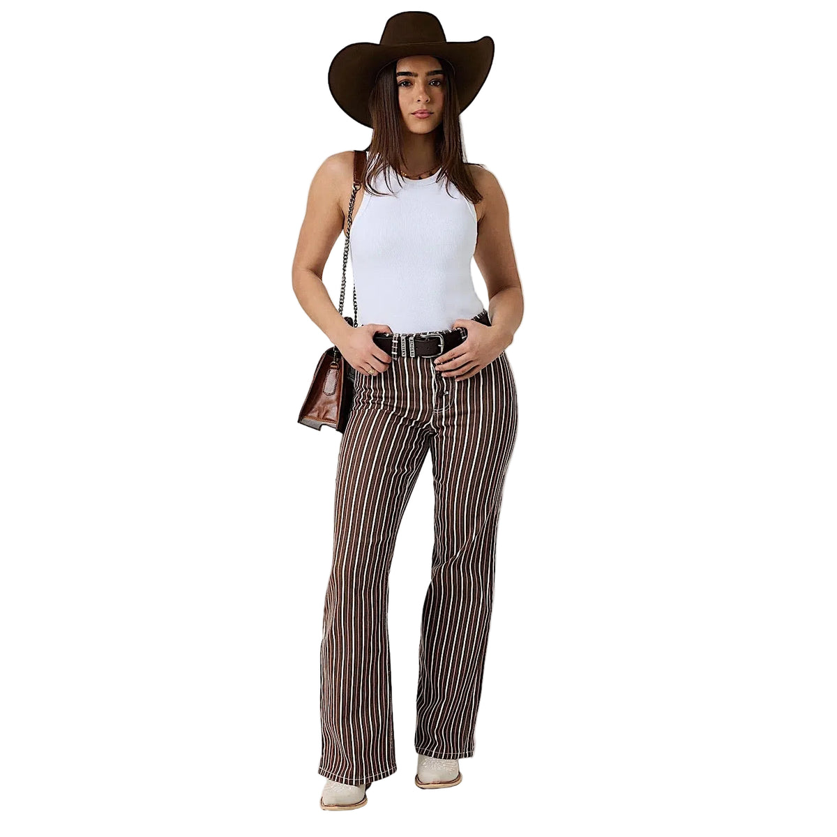 Ringers Western Women's Tenika Striped Denim Jean - Country Stripe
